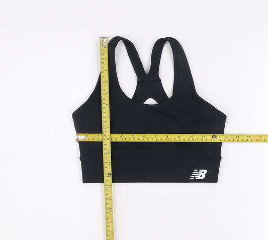 New Balance Women's Black Racerback Sports Bra Size 10