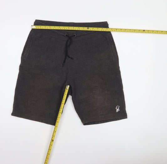 Jack Wills Men's Grey Sweat Shorts M Elastic Waist Casual
