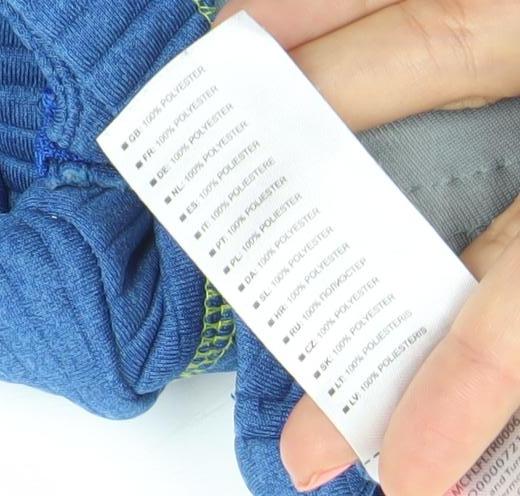 Trespass Boys Blue Full Zip Hoodie 3-4 Years Polyester Fleece Outdoor