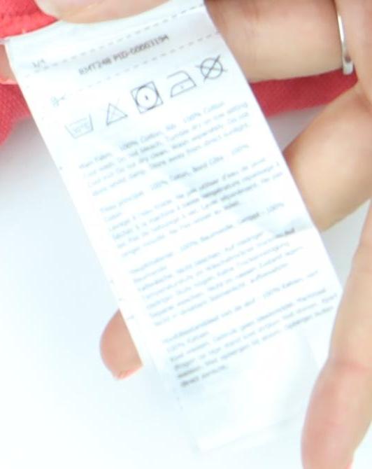 Regatta Men's Red Cotton Polo Shirt M Short Sleeve Outdoor Casual