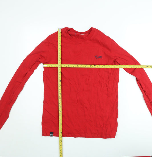 Mens UK Size M Diesel Red T-Shirt
