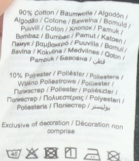 Jack & Jones Men’s Dark Grey Short Sleeve Polo Shirt Size L Cotton Blend