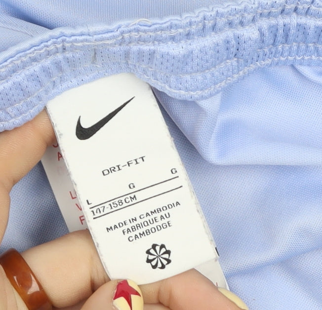 Nike Boys Blue Dri-Fit Athletic Shorts Size 13-14 Years