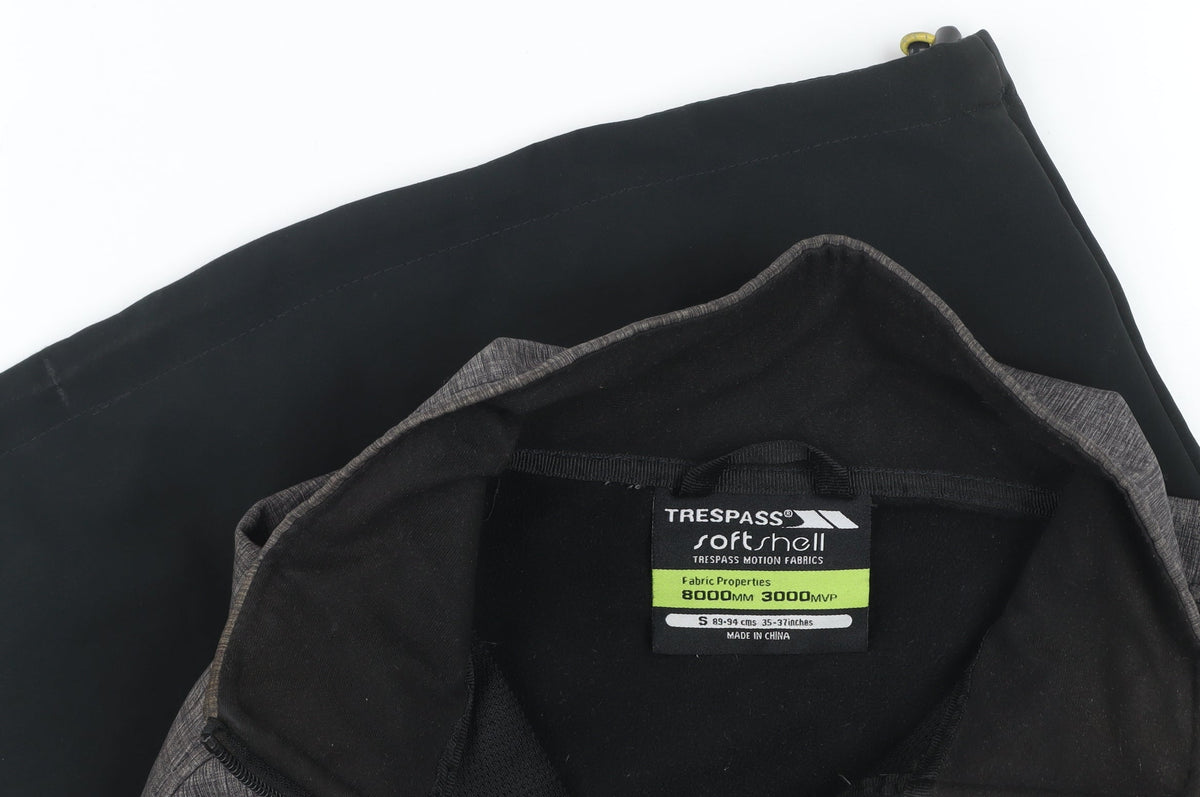 Mens UK Size S Trespass Black Soft Shell
