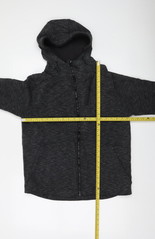 Mens UK Size M Champion Black Full Zip Hoodie