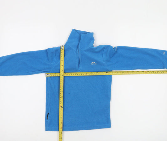 Trespass Boys Blue 5-6 Years Fleece 1/2 Zip Sweatshirt Pullover