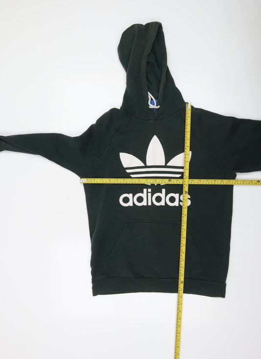 Mens UK Size S adidas Green Pullover Hoodie