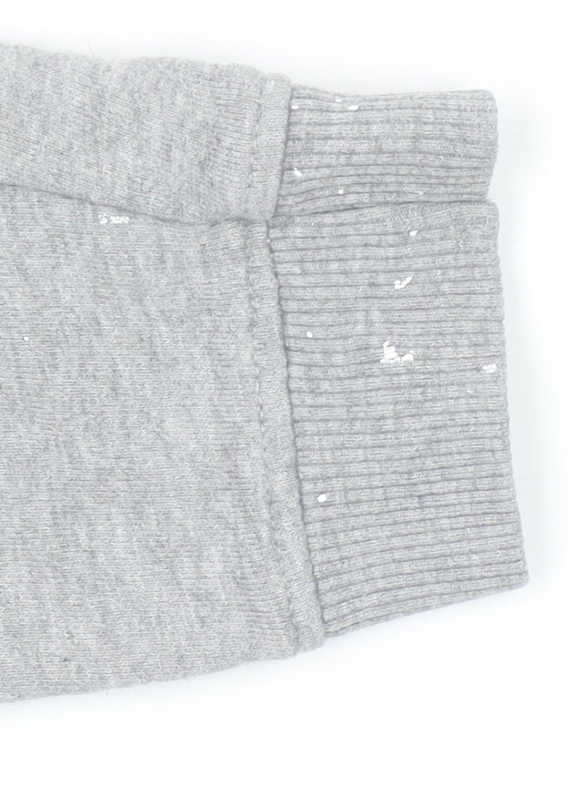 Rapanui Women's Grey 'Love Not War' Organic Cotton Sweatshirt - Size S