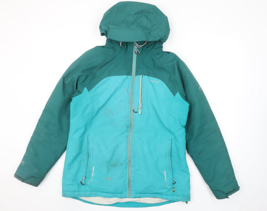 Womens UK Size 12 Craghoppers Blue Parka Coat