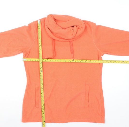 Womens UK Size 12 Mountain Warehouse Orange Pullover Sweatshirt