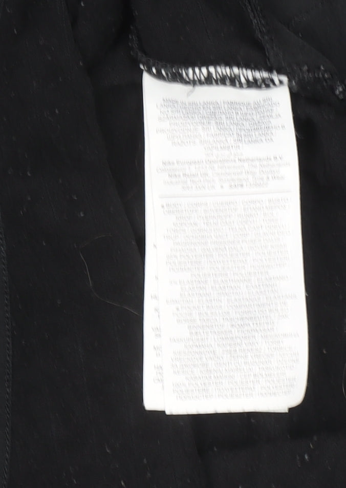 Nike Women's Black Therma-Fit Running Top Size S 1/4 Zip Long Sleeve