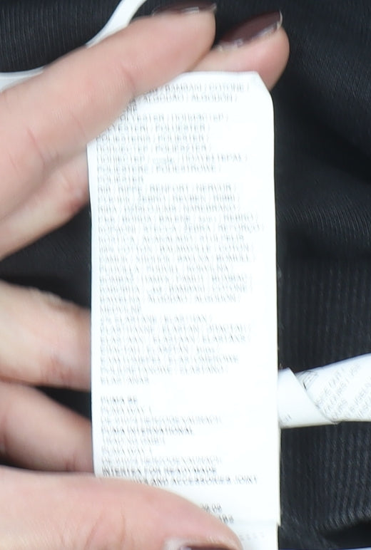 Puma Women's Black Medium Pullover Sweatshirt with Logo