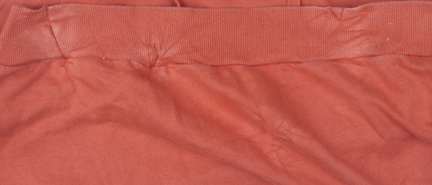 Under Armour Mens Orange XL Pullover Hoodie Fleece ColdGear