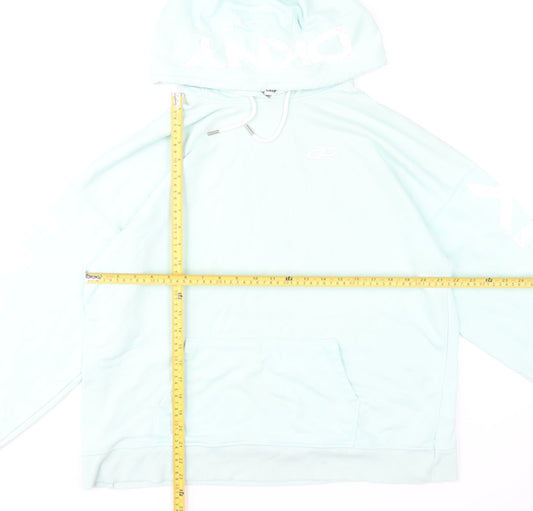 Womens UK Size M DKNY Blue Pullover Hoodie