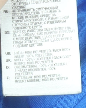 Adidas Men Blue Running T-Shirt Size L Short Sleeve Climalite Top