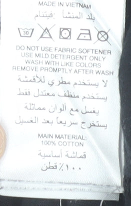 Adidas Boys Black 164 Regular Fit Crew Neck Short Sleeve T-Shirt