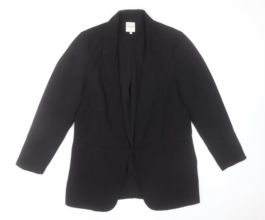 SELECTED FEMME Women’s Black Size 12 Tailored Blazer Jacket