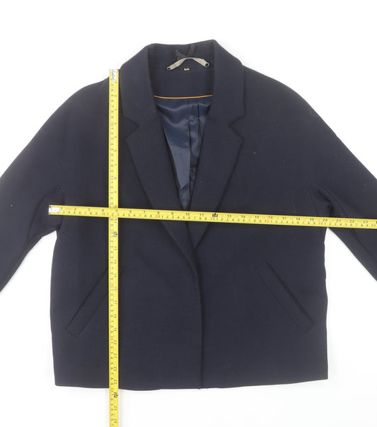 Womens UK Size M Jigsaw Blue Basic Jacket