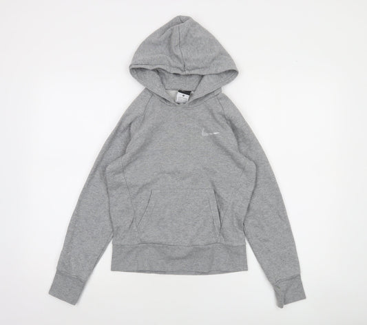 Boys UK Size 10-12 Years Nike Grey Pullover Hoodie