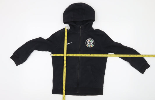 Boys UK Size 10-12 Years Nike Black Full Zip Hoodie
