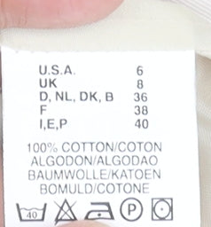 Womens UK Size 8 Liz Claiborne Beige Basic Jacket