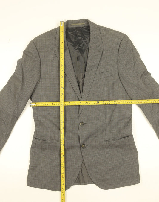 Mens UK Size 36 HUGO BOSS Regular Grey Suit Jacket