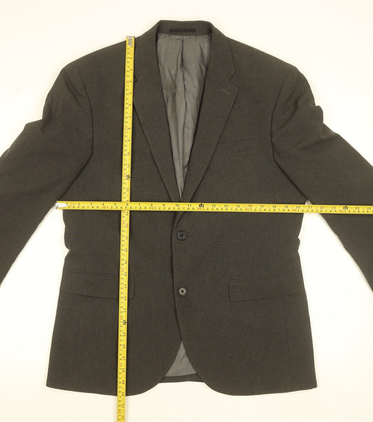 Next Men's Grey 40 Regular Fit Blazer Jacket