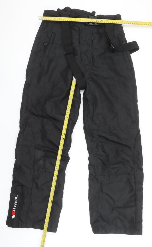 Trespass Men’s Black M Waterproof Snow Pants Windproof Ski Trousers