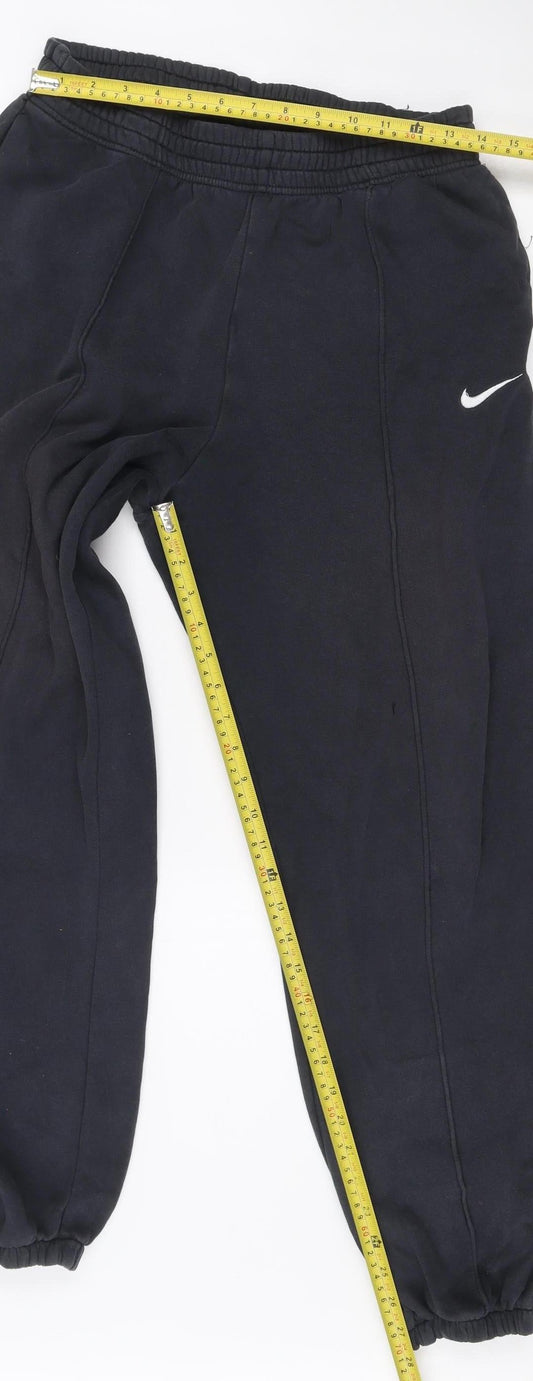 Nike Men's Black Fleece Joggers Size M Regular Fit Activewear