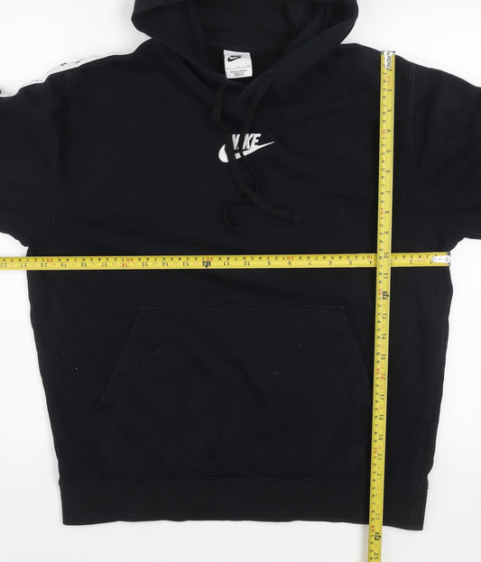 Mens UK Size S Nike Black Pullover Hoodie