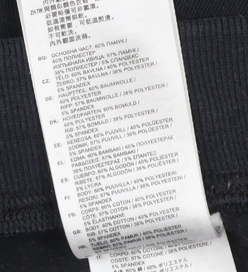 New Balance Men Black Jogger Sweatpants M Fleece Tapered Fit