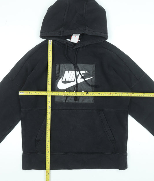 Mens UK Size S Nike Black Pullover Hoodie