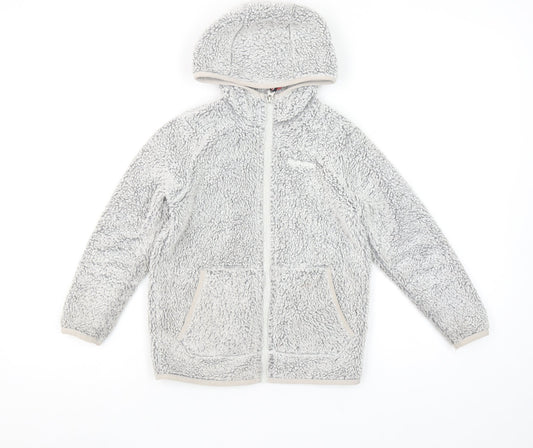 Girls UK Size 5-6 Years Craghoppers Grey Basic Jacket