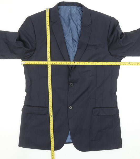 Mens UK Size 42 NEXT Regular Blue Suit Jacket