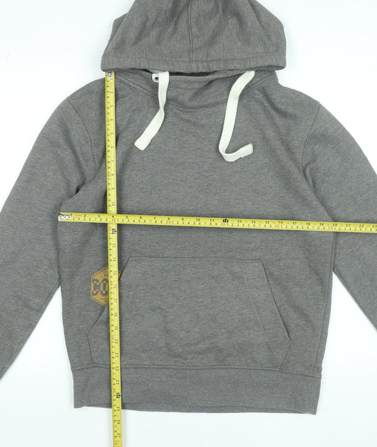 Mens UK Size L JACK & JONES Grey Pullover Hoodie