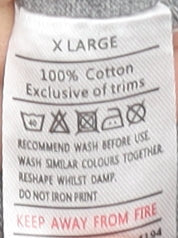 Team GB Official Men's Grey Olympic Logo Cotton T-Shirt XL