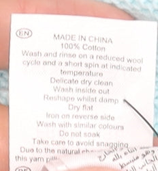 Hobbs Women Blue Striped Cotton Crew Neck Jumper Size S