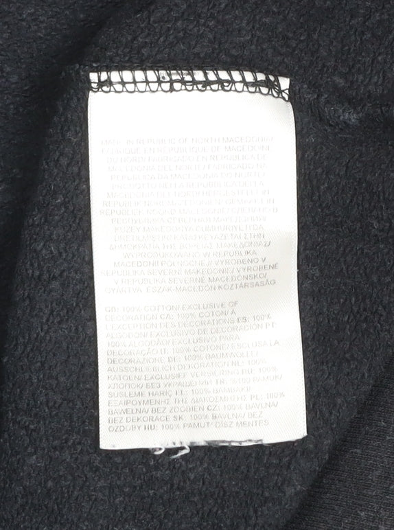 The North Face Mens Black XL Pullover Hoodie Fleece Logo Sweatshirt