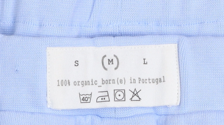 Little O Women Blue Cotton Athletic Shorts Size M