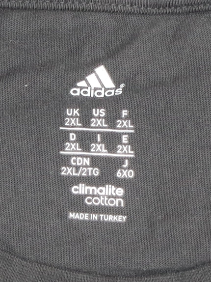 Adidas Men's Black 2XL Sports Climalite Cotton Graphic T-Shirt