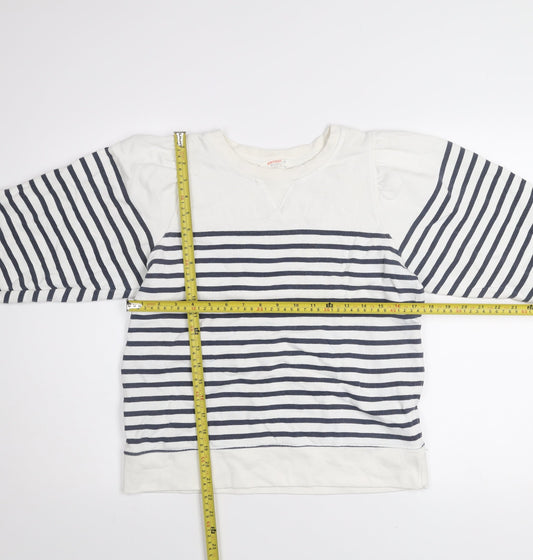 Womens UK Size M John Lewis & Partners White Pullover Sweatshirt