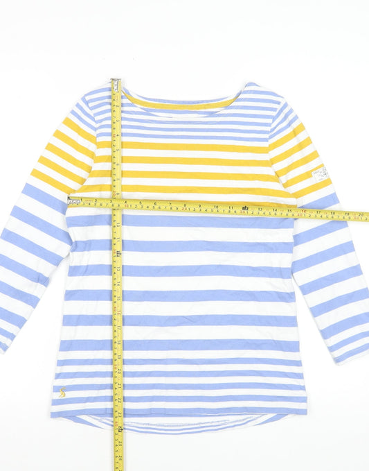 Womens UK Size 8 Joules Multicoloured Basic T-Shirt