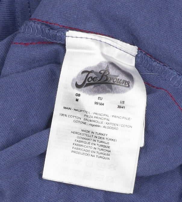 Joe Browns Men's Blue Roadkill Grill Funny Graphic T-Shirt Size M