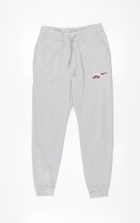 Womens UK Size M Reebok Regular Fit Jogger Grey Trousers
