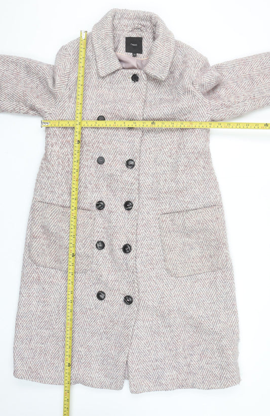 Womens UK Size 10 NEXT Beige Overcoat