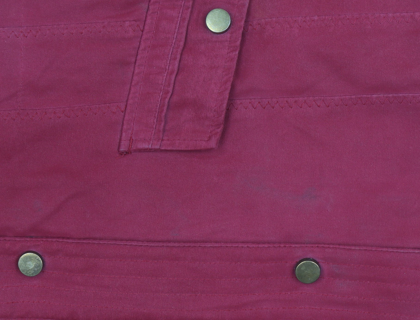 Womens UK Size S BM Red Parka Coat