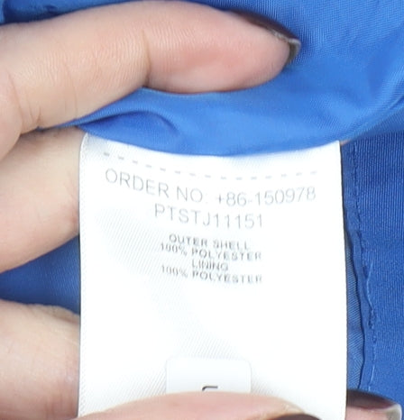 Peter Storm Boys Blue 3-4 Years Hooded Waterproof Rain Coat Jacket