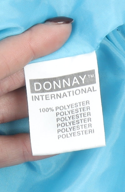 Womens UK Size M Donnay Blue Basic Jacket