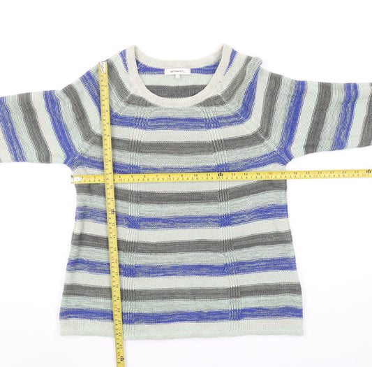 Womens UK Size S Sandwich Multicoloured Pullover Jumper