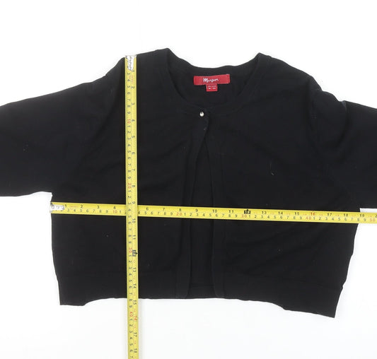 Womens UK Size 16 Monsoon Black Cardigan Jumper
